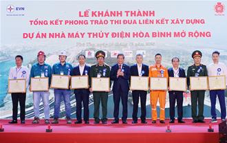 Khánh thành dự án Nhà máy Thủy điện Hòa Bình mở rộng