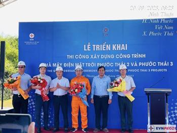 Lễ triển khai thi công xây dựng công trình nhà máy ĐMT Phước Thái 2 và Phước Thái 3