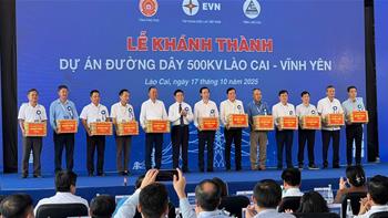 LỄ KHÁNH THÀNH DỰ ÁN ĐƯỜNG DÂY 500KV LÀO CAI – VĨNH YÊN