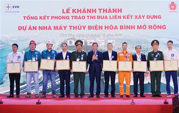 Khánh thành dự án Nhà máy Thủy điện Hòa Bình mở rộng