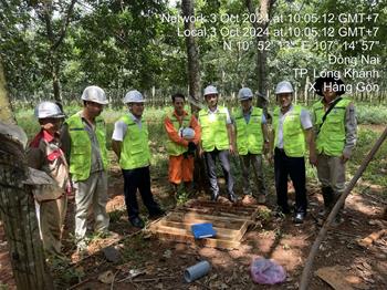 PECC1 leaders inspect the schedule of the Center of Nuclear Science and Technology Investigation Project 