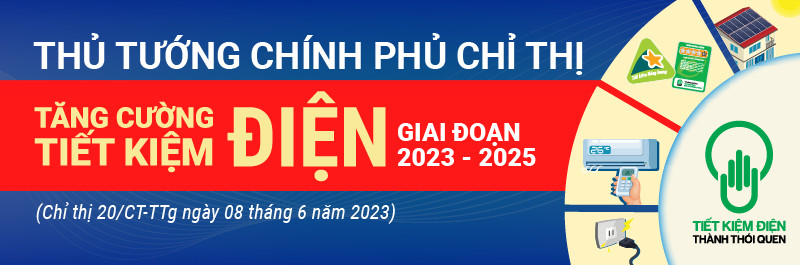 Tiết kiệm điện - thành thói quen